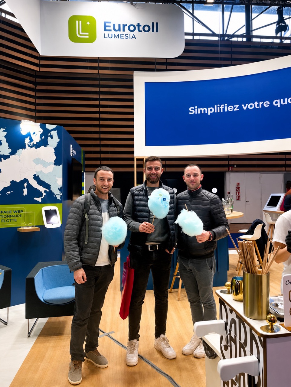 Animation Eurotoll sur salon