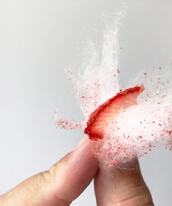 barbe à papa à la fraise