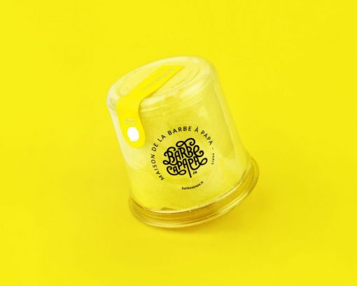 pot de barbe à papa citron petillant