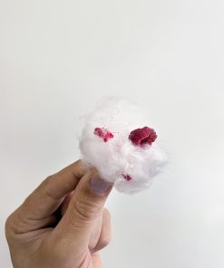 délicieuse barbe à papa à la rose