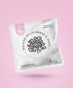 barbe à papa à la rose