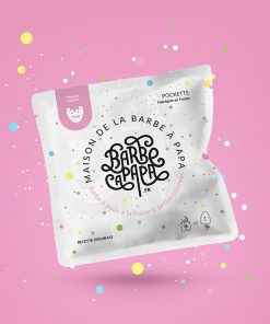 veritable barbe à papa fraise
