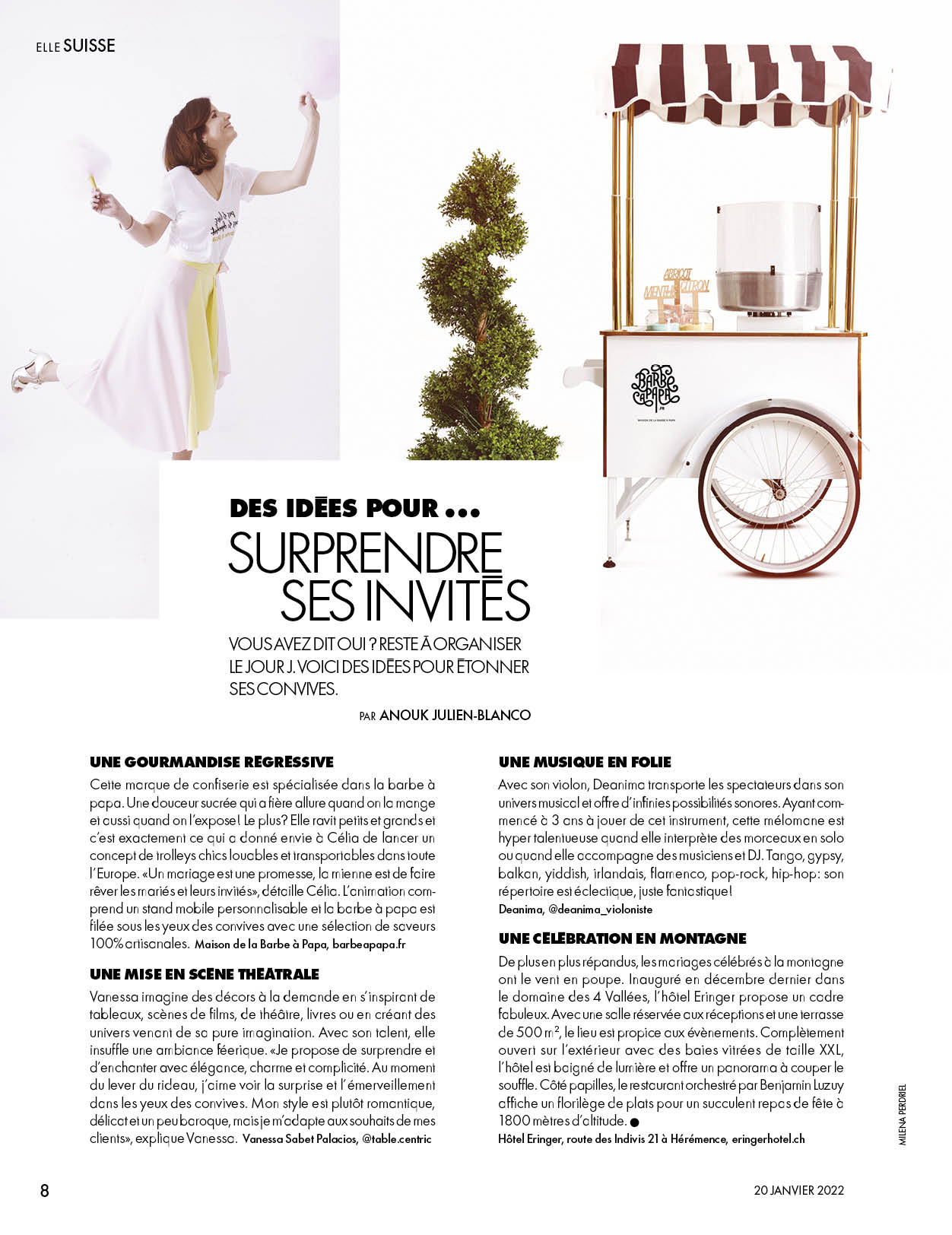 ELLE SUISSE - Mariage