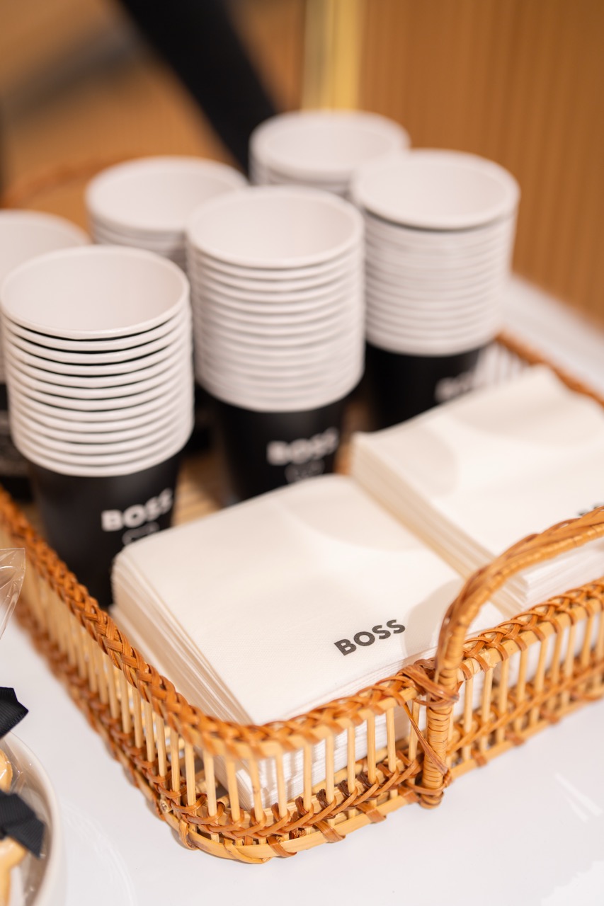 Gobelets de chocolat chaud Hugo Boss