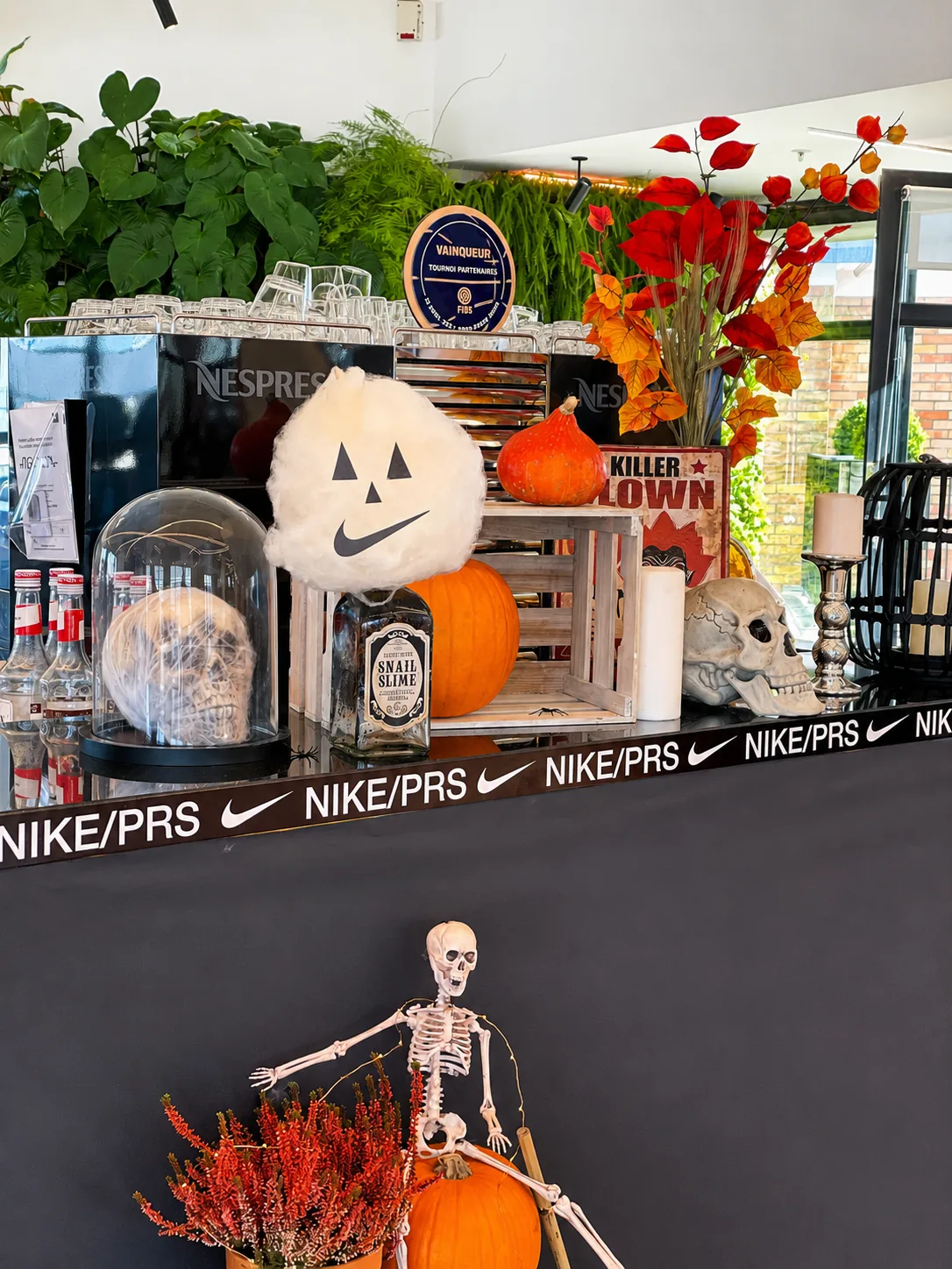 Le buffet décoré
