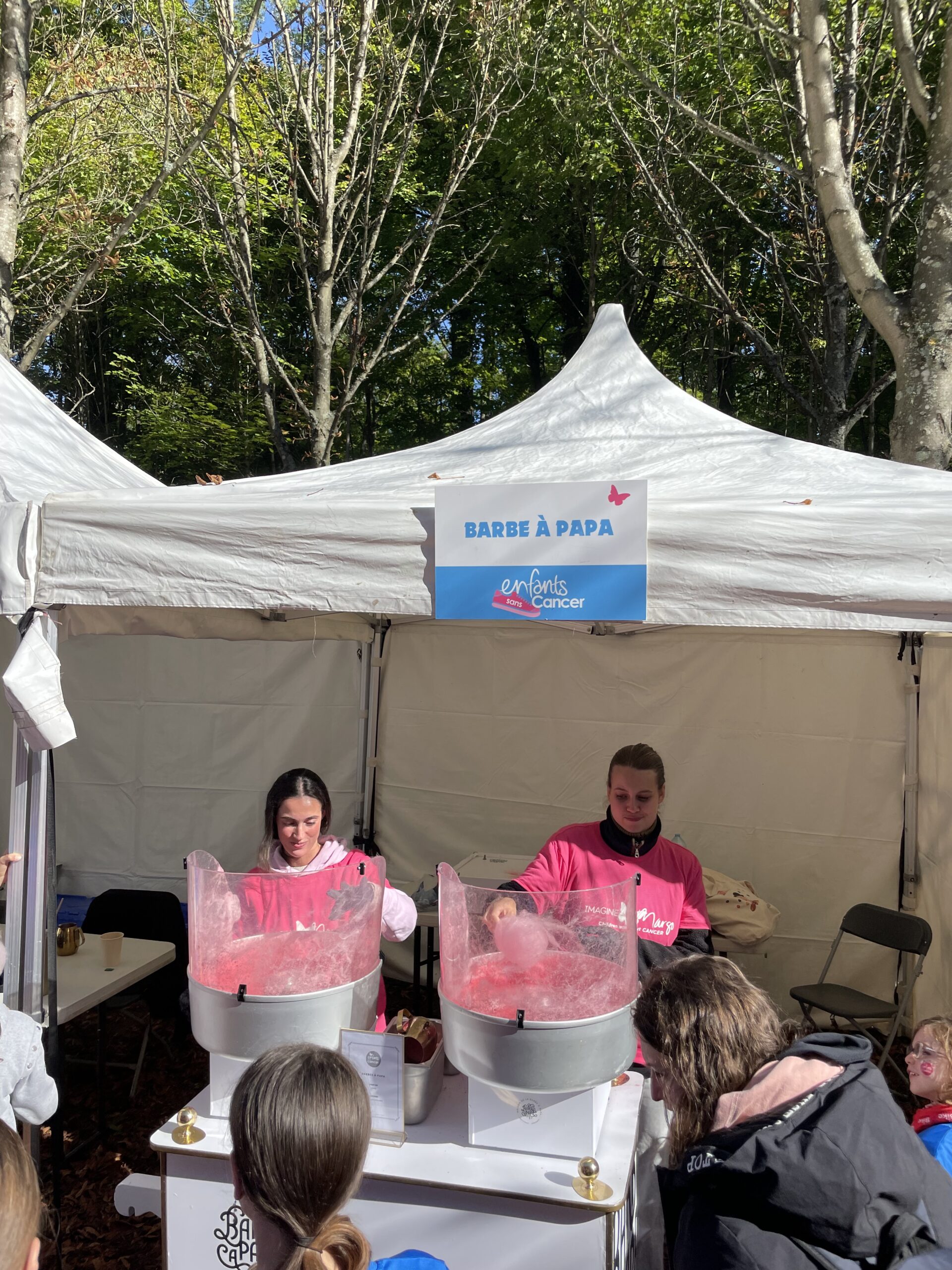 Stand de barbe à papa Maison de la Barbe à Papa pour Imagine for Margo, contre les cancers de l'enfant